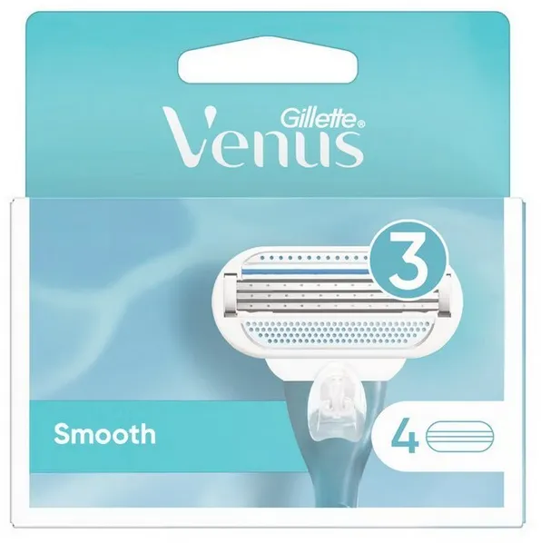 Gillette - Venus Smooth Barberblad - 4 Pakke